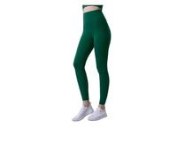 IOEUIWP Leggings de Yoga Cintura Alta con sensación desnudez for Mujer, Pantalones Deportivos for Gimnasio, Secado rápido, for Correr, Entrenamiento Femenino, Largos(Swamp Green,S)