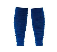 IOEUIWP Mangas de compresión pantorrilla for hombres y mujeres, calcetín sin pies con manga pierna fútbol for correr, atleta ciclismo para Deporte, Running(Blue)
