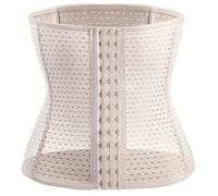 IOEUIWP Mujeres Cintura Entrenador Carpetas Shaper Deporte Modelado corsé con Correas cinturón for Adelgazar Ropa Interior Body Shapewear(Apricot,M)