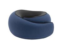 IOEUIWP Portable U-Shaped Travel Pillow Neck Support Memory Foam Snail Adjustable Soft Noon Break(Blue)
