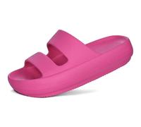 IOEUIWP Sandalias planas de verano for mujer, cómodas zapatillas ligeras sin cordones, unisex, suaves, antideslizantes, informales, for playa Para interior y exterior(Rose,41)