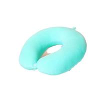 IOEUIWP Simple Plush U-Shaped Pillow Driving Travel Neck Nap Comfortable Relief Fatigue(Blue)