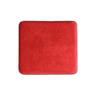IOEUIWP Suede Car Seat Cushion Ventilation Four Seasons Universal Light Office Height Increase Rear(Red_Suede)