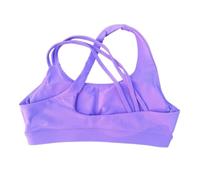 IOEUIWP Sujetador Deportivo con Espalda Cruzada for Mujer, Top Ajustado de Alta Resistencia, Ropa Interior Integral for Gimnasio y Yoga Almohadilla for el Pecho(Purple,XL)