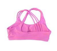 IOEUIWP Sujetador Deportivo con Espalda Cruzada for Mujer, Top Ajustado de Alta Resistencia, Ropa Interior Integral for Gimnasio y Yoga Almohadilla for el Pecho(Persimmon,M)