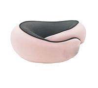 IOEUIWP Travel Neck Pillow Memory Foam U-Shaped Snail Support Portable Adjustable Soft Noon Break Sleep Pillows(Pink)