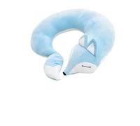 IOEUIWP U Shape Neck Travel Pillow Cute Fox Hug Sleeping Pillows Ornamental Office Sleep 30 * 30 * 8CM(Blue)