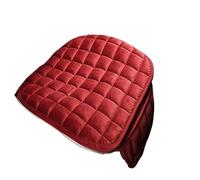 IOEUIWP Universal Winter Warm Car Seat Cover Cushion Anti-Slip Front Chair Breathable Pad Protector Covers for Cars(Red_Velvet)