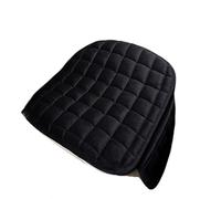 IOEUIWP Universal Winter Warm Car Seat Cover Cushion Anti-Slip Front Chair Breathable Pad Protector Covers for Cars(Black_Velvet)
