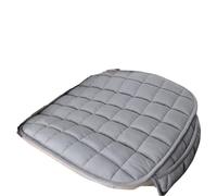 IOEUIWP Universal Winter Warm Car Seat Cover Cushion Anti-Slip Front Chair Breathable Pad Protector Covers for Cars(Grey_Velvet)