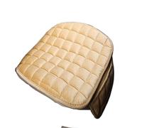 IOEUIWP Universal Winter Warm Car Seat Cover Cushion Anti-Slip Front Chair Breathable Pad Protector Covers for Cars(Beige_Velvet)