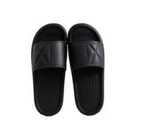 IOEUIWP Zapatillas de nube suela suave for mujer, plataforma gruesa, sandalias playa for interiores y exteriores, chanclas antideslizantes EVA verano Para interior y exterior(Black,36-37)