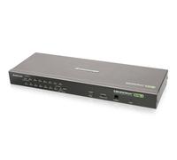 iogear 16-Port USB PS/2 Combo KVM Switch Interruptor KVM Negro - Periférico de Entrada (2048 x 1536 Pixeles, USB, PS/2, USB, PS/2, Negro, 0-50 °C, -20-60 °C)