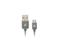 IOGEAR 2 m USB a - Micro USB B 2 m USB a Micro-USB B Gris USB Cable - Cables USB (2 m, USB a, Micro-USB B, Macho/Macho, Gris)