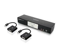 iogear 2-Port Cable HD conmutador KVM con adaptadores de DisplayPort (gcs62hdpkit) 2-Port