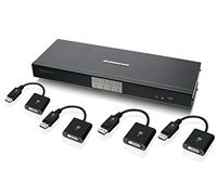 iogear 2-Port Cable HD conmutador KVM con adaptadores de DisplayPort (gcs62hdpkit) 4 Puertos