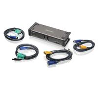 iogear 2-Port Dual View KVM Switch with Cables Interruptor KVM - Periférico de Entrada (2048 x 1536 Pixeles, USB, USB, VGA, 0-50 °C, -20-60 °C)
