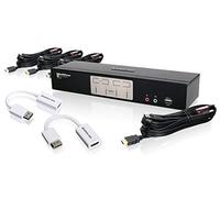 iogear GCS1794DPKIT interruptor KVM Negro, Blanco - Periférico de entrada (USB, USB, HDMI, Auriculares de 3,5 mm, 3.5mm mic, HDMI, USB tipo A, USB Tipo B, 1920 x 1200 Pixeles)