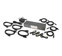 iogear GCS1904 interruptor KVM Negro - Periférico de entrada (USB, USB, DisplayPort, DisplayPort,USB A, USB tipo A, USB Tipo B, Negro)