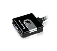 IOGEAR GCS42UW6 - Conmutador KVM (2 Puertos USB + Cables Integrados)