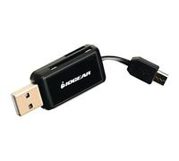 IOGEAR GoFor2 USB OTG Card Reader for PC, Mac and Mobile Devices, GOFR214