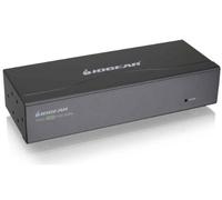 iogear GVS144TX divisor de video VGA - Splitter de vídeo (VGA, 1 x HDB-15 (M), 1 x HDB-15 (F), 1 x 3.5mm Mini In / Out, 4 x RJ-45 (F), 1280 x 1024 (SXGA),1920 x 1200 (WUXGA), 1920 x 1200 Pixeles, 225 MHz, Negro)