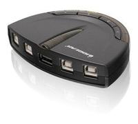 Iogear, Inc - Iogear Gub431 - Conmutador automático de impresora (4 puertos USB 2.0)