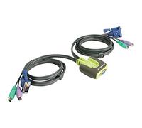 IOGEAR MiniView Micro PS/2 KVM Switch Conmutador para Swith KVM