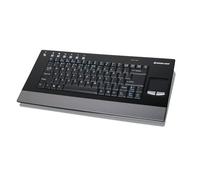 IOGEAR Multi-Link Bluetooth Keyboard with Touchpad GKM611B (Black/Grey)