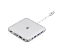 IOGEAR USB-C Travel Dock con Power Delivery 3.0, GUD3C06