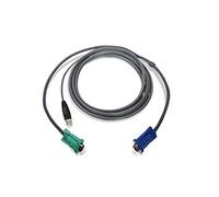IOGEAR USB KVM Cable 10 Ft Cable para Video, Teclado y ratón (kvm) 3 m Negro - Switch KVM (3 m, Negro, VGA, VGA, USB A, Male Connector/Male Connector, 212,7 x 241,3 x 190,5 mm)