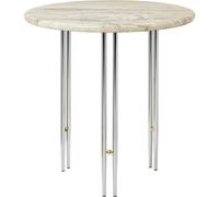 IOI Mesa Auxiliar Ø50 Cromo/ Beige