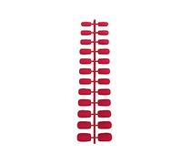 IOIUSKKU 1 Juego de uñas postizas de longitud media, estilo cuadrado, calcomanías artísticas, herramienta de belleza, suministros de salón, Kit de manicura, decoraciones, veintiséis