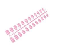 IOIUSKKU 24 piezas sólidas de cabeza redonda pequeña Prensa en las uñas Extraíble DIY Exquisita uña acrílica artificial para los amantes de la manicura , Tipo27