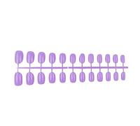 IOIUSKKU 24 piezas sólidas de cabeza redonda pequeña Prensa en las uñas Extraíble DIY Exquisita uña acrílica artificial para los amantes de la manicura , Tipo18