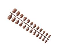 IOIUSKKU 24 piezas sólidas de cabeza redonda pequeña Prensa en las uñas Extraíble DIY Exquisita uña acrílica artificial para los amantes de la manicura , Tipo40