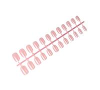 IOIUSKKU 24 piezas sólidas de cabeza redonda pequeña Prensa en las uñas Extraíble DIY Exquisita uña acrílica artificial para los amantes de la manicura , Tipo32
