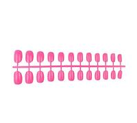 IOIUSKKU 24 piezas sólidas de cabeza redonda pequeña Prensa en las uñas Extraíble DIY Exquisita uña acrílica artificial para los amantes de la manicura , Tipo15