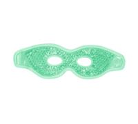 IOIUSKKU Almohadillas refrescantes para los ojos y bolsas reutilizables para máscara de ojos con cuentas de gel secos y relajación después de largos días, verde, 29x9cm
