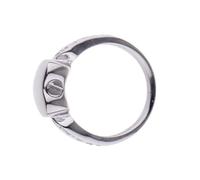 IOIUSKKU Anillo de urna reflectante con forma de corazón para cenizas