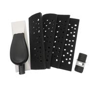 IOIUSKKU Bloque de lijado con función giratoria ajustable y fácil agarre para lijar sin polvo en tareas de metalurgia. Bloque lijado con extracción polvo y soporte para carpintería.