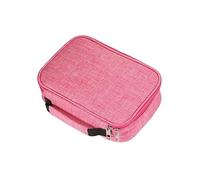 IOIUSKKU Bolsa de lápices Multifuncional con Almacenamiento organizado, 72 Ranuras, Tela Oxford, Tela Oxford, 72 Ranuras, Estuche para lápices, Rosa