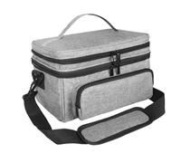 IOIUSKKU Bolsa organizadora portátil para botiquines de emergencia de viaje con bolsa primeros auxilios y estructura doble capa que garantiza un amplio espacio para guardar artículos esenciales.