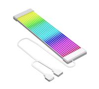 IOIUSKKU Cable de extensión de alimentación para Tira de luz LED ARGB de 5 V, Cable de extensión para Placa Base, Compatible con Sistemas de computadoras de, 12 Tiras Blancas, 23.5 x 1 cm