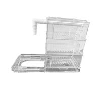 IOIUSKKU Caja de Goteo para Filtro de Acuario, fácil reemplazo Almohadillas filtrantes, lo Que Hace Que el Mantenimiento Sea Simple y eficiente, Herramienta Limpieza Agua para circulación