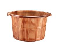 IOIUSKKU Cubo para baño de pies, masajeador, spa para baño de pies, práctico lavabo de relajación, cubo de, experiencia mejorada, masaje relajante, lavabo de pedicura, Marrón, METRO