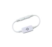 IOIUSKKU Enchufe eléctrico con Sensor táctil, Interruptor de luz Regulable, Controlador de atenuación Suave, Tira de Luces de Armario, reemplazo de Ajuste, Blanco