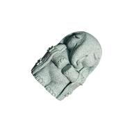 IOIUSKKU Estante de escritorio con figuras, regalo conmemorativo, estatua miniatura de budismo rústico, regalo coleccionable, no es fácil romper, miniatura budismo decorativa para oficina.