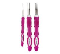 IOIUSKKU Herramienta para tejer rastas con agujas de 75 mm, diseñada para trenzar y tejer el cabello de forma eficiente.