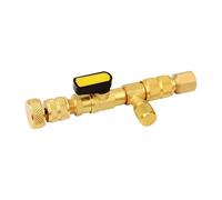 IOIUSKKU Herramienta premium de extracción de núcleos válvulas doble puerto. Solución reparación rápida y sencilla. Extractor núcleos válvulas aire acondicionado 1/4 y 5/16